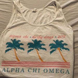 Alpha Chi Omega derby days Tank